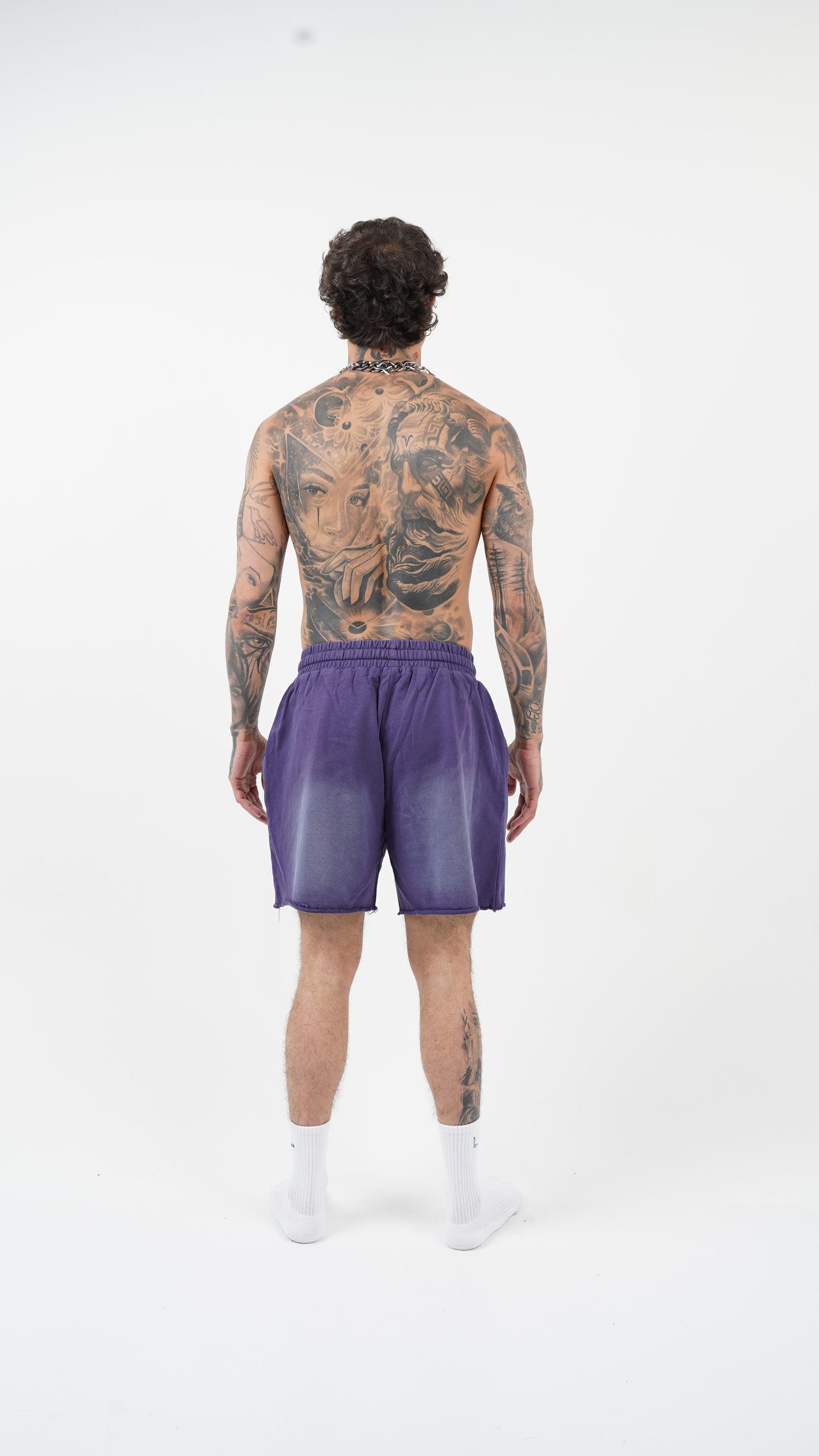 French Terry Washed Shorts