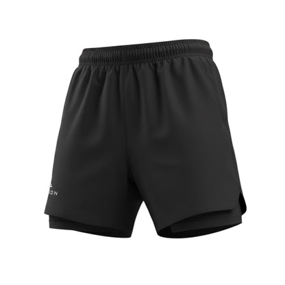 Running double layer shorts 6”
