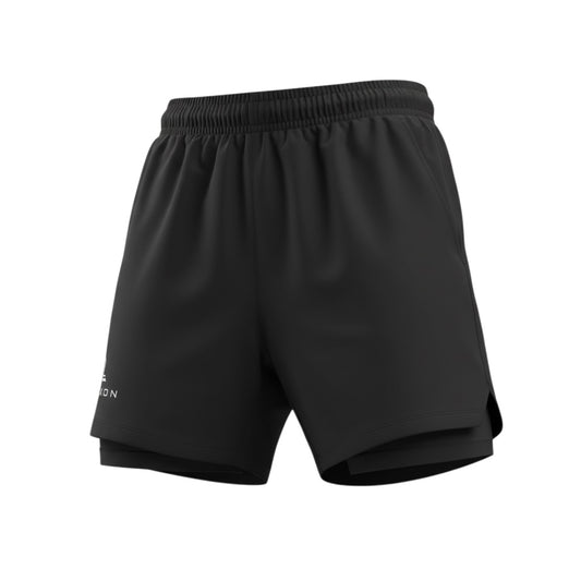 Running double layer shorts 6”