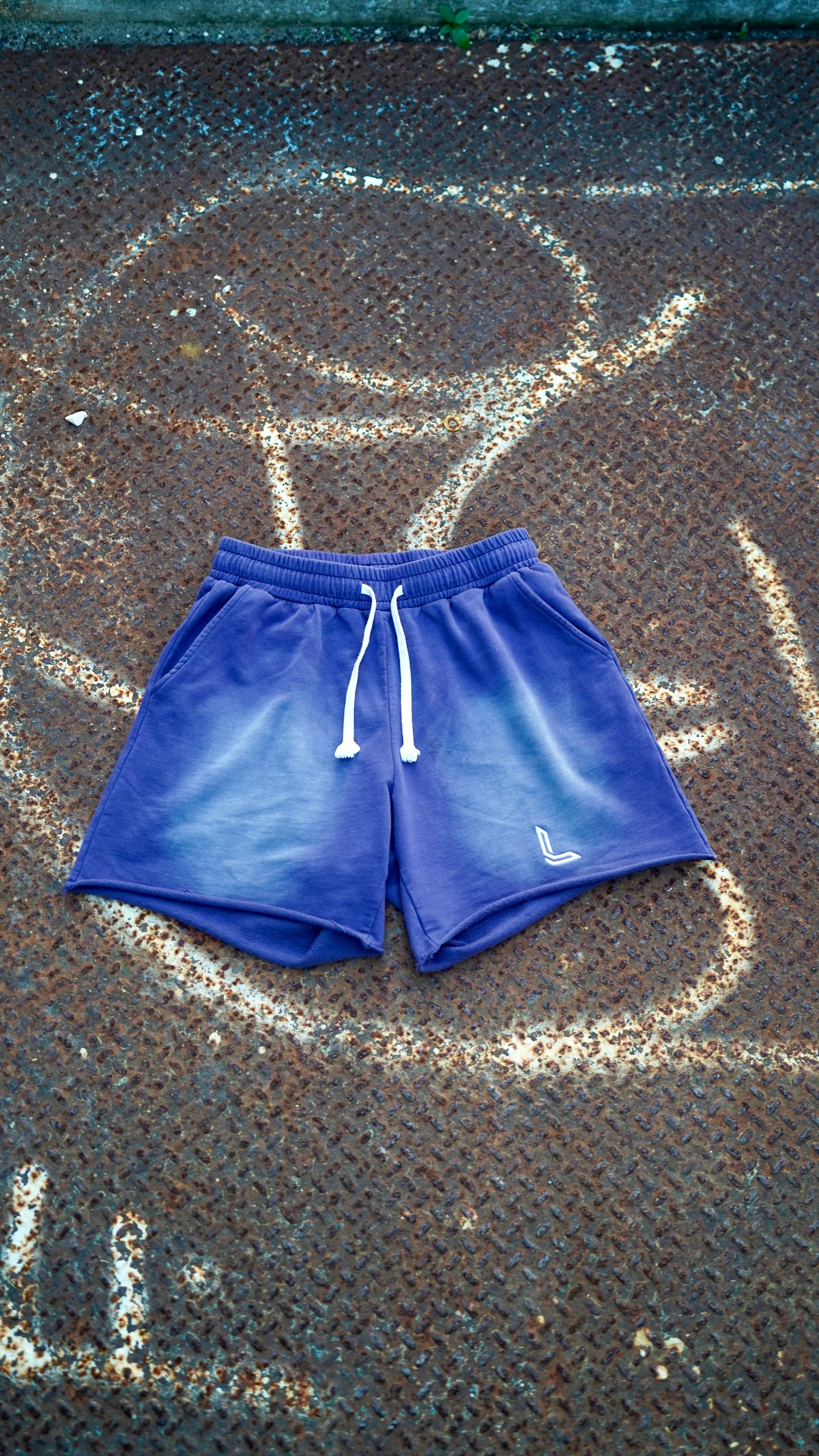 French Terry Washed Shorts